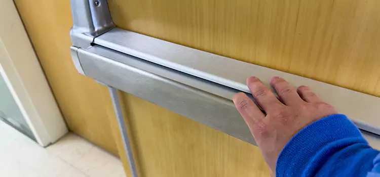 Installing a Push Bar on a Door Tulsa
